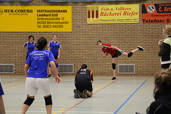 Im Spiel gegen Wemmetsweiler